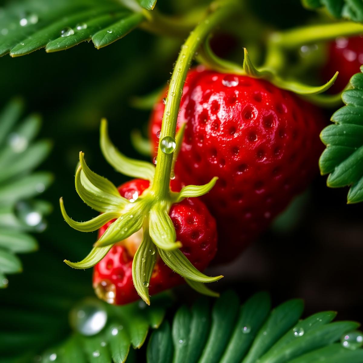 Strawberry close up